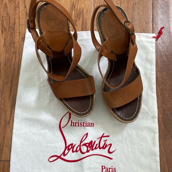 Christian Louboutin Shoes - Christian Louboutin Brown Espadrilles